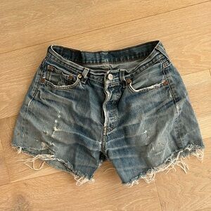Vintage Levi Denim Shorts Size 26